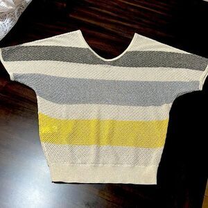 Express women’s short sleeves see through top